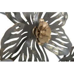 Panneau mural en fer Lory – 140x74 cm – Structure métallique Glam spectaculaire