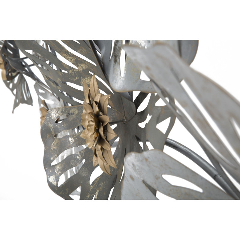 Panneau mural en fer Lory – 140x74 cm – Structure métallique Glam spectaculaire