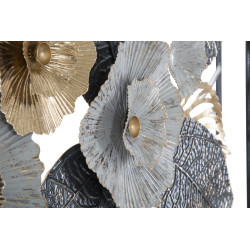 Quadro de parede em ferro Plus – 120x59 cm – Decoração geométrica glamorosa refinada