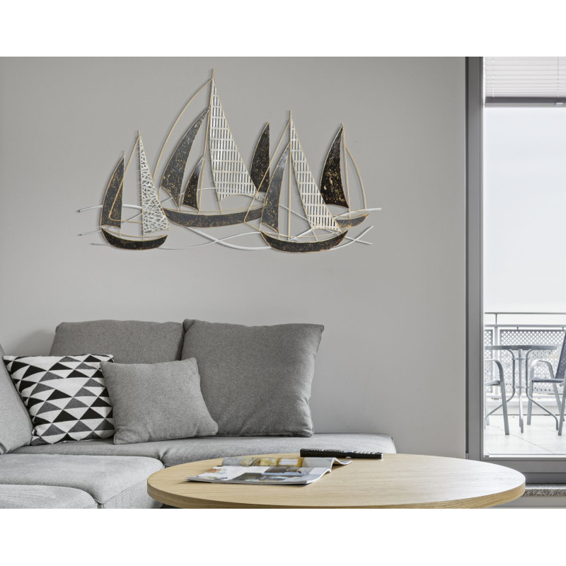 Panneau mural en fer Velier – 91x55 cm – Style industriel chic et authentique