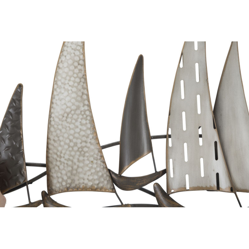 Panel de pared de hierro Regata – 100x44 cm – Espíritu industrial marino