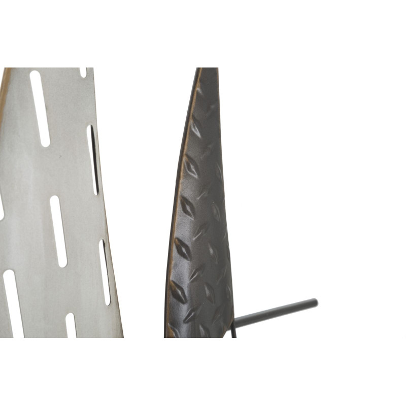 Pannello murale in ferro Regata – 100x44 cm – Spirito industriale marino