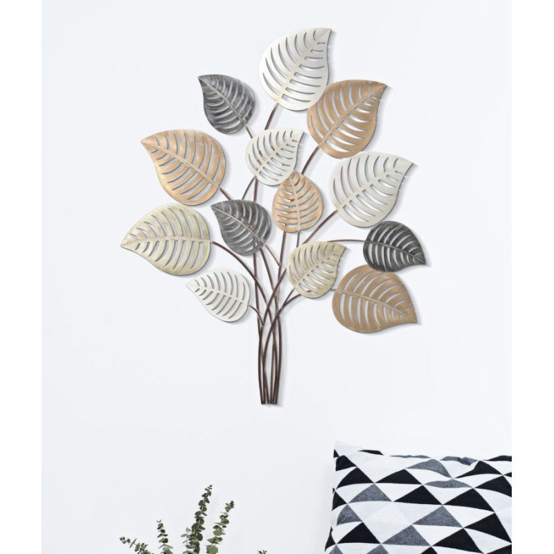 Painel de parede em ferro Otip – Modelo B – 81x100 cm – Estrutura decorativa Glam