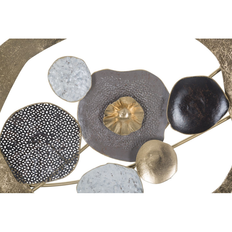 Panneau mural en fer Indry – 121x54 cm – Design industriel moderne et équilibré