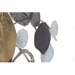 Painel de parede de ferro Indry – 121x54 cm – Design industrial moderno e equilibrado