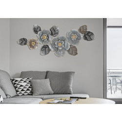 Panneau mural en fer gris – Modèle A – 157x66 cm – Style Glam urbain sophistiqué