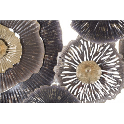 Panneau mural en fer brun – Modèle A – 167x73 cm – Déco murale chaleureuse Glam