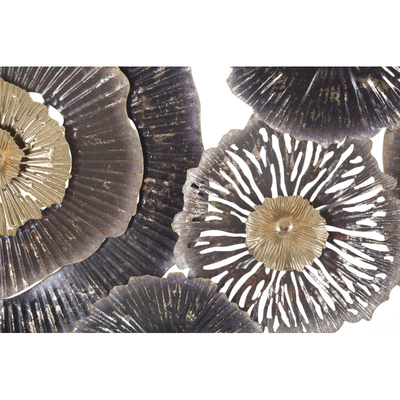 Panneau mural en fer brun – Modèle A – 167x73 cm – Déco murale chaleureuse Glam