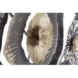 Panneau mural en fer brun – Modèle A – 167x73 cm – Déco murale chaleureuse Glam