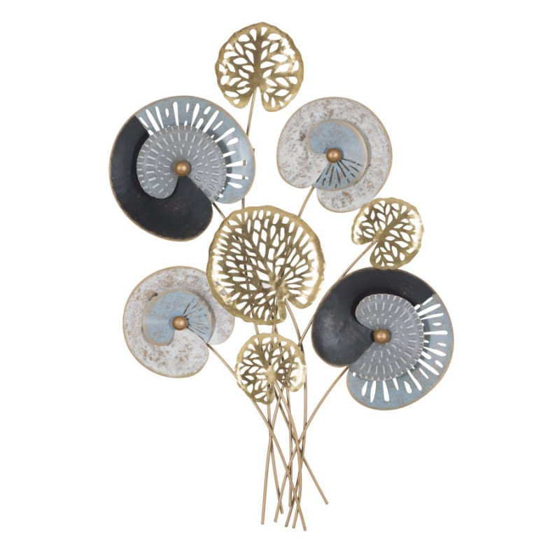 Panneau mural en fer Glacé – Modèle C – 70x102 cm – Métal effet givré Glam élégant