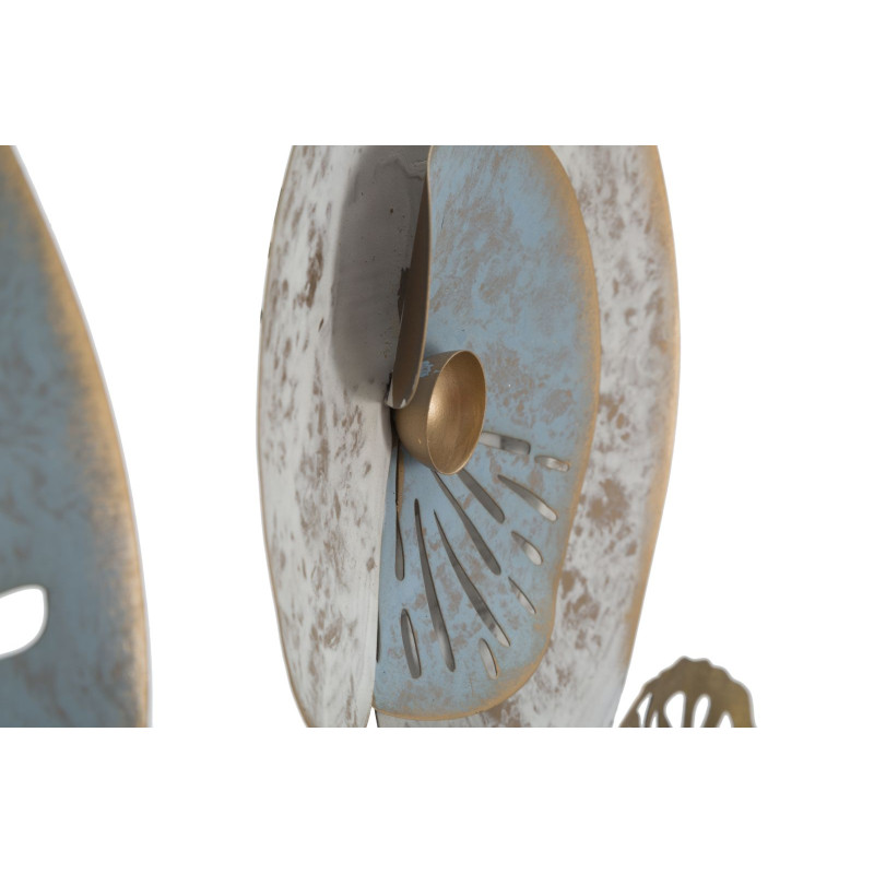 Panneau mural en fer Glacé – Modèle C – 70x102 cm – Métal effet givré Glam élégant