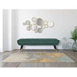 Panneau mural avec miroirs – 100x51 cm – Déco chic et moderne Glam