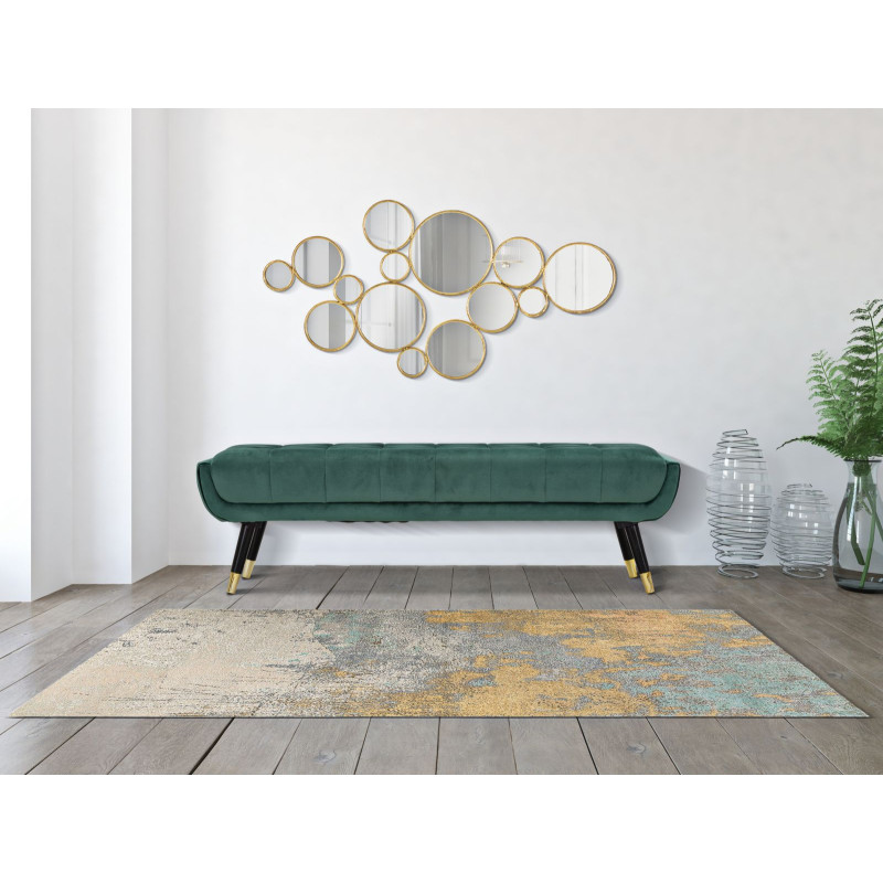 Panneau mural avec miroirs – 100x51 cm – Déco chic et moderne Glam