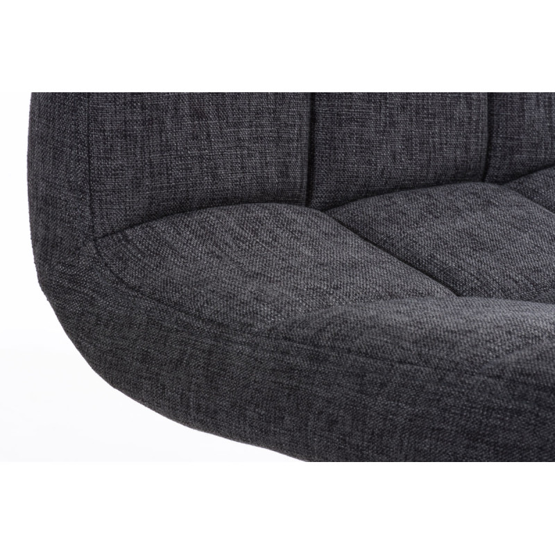 Tabouret de bar Pérou TISSU C gris clair
