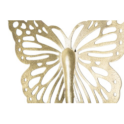 Ensemble de 4 papillons muraux – 35 à 16 cm – Déco murale Glam délicate et raffinée