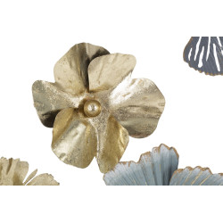 Panneau mural Campur rond – 78x74 cm – Métal Glam chic et raffiné