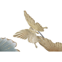 Panneau mural Campur rond – 78x74 cm – Métal Glam chic et raffiné