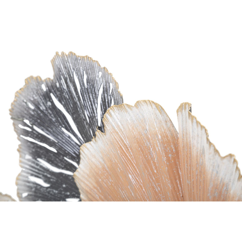 Panneau mural en fer Soty – 93x53 cm – Style floral Glam raffiné