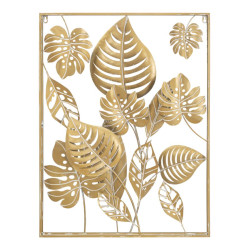 Panneau mural Jungle rectangulaire – 60x80 cm – Déco Glam esprit tropical