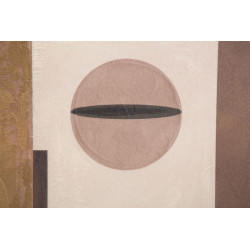 Tableau mural fait main visage ethnique – 60x80 cm – Style Bohème Chic et culturel