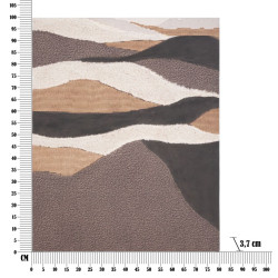 Tableau mural fait main Darky – 80x100 cm – Portrait bohème intense et moderne