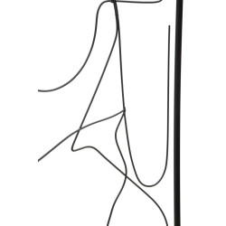 Ensemble de 2 panneaux muraux en fer – 50x100 cm – Déco Bohème minimaliste