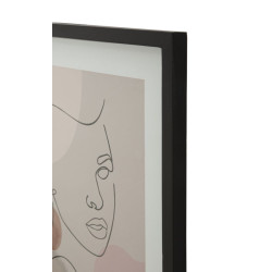 Œuvre murale timbre – Modèle C – 35x47 cm – Décoration murale bohème subtile