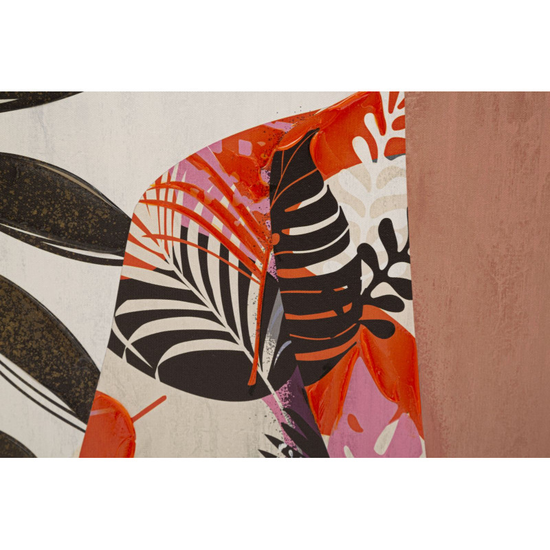 Tableau mural Lady Jungle – Modèle A – 80x120 cm – Impression exotique Bohème Chic