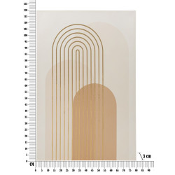 Impression murale Brillance – Modèle A – 80x120 cm – Reflets doux et élégants