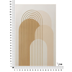 Impression murale Brillance – Modèle B – 80x120 cm – Déco lumineuse Bohème Chic
