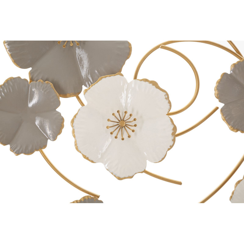 Décoration murale Lotly – 63x67 cm – Métal design Glam et moderne