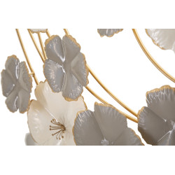 Décoration murale Lotly – 63x67 cm – Métal design Glam et moderne