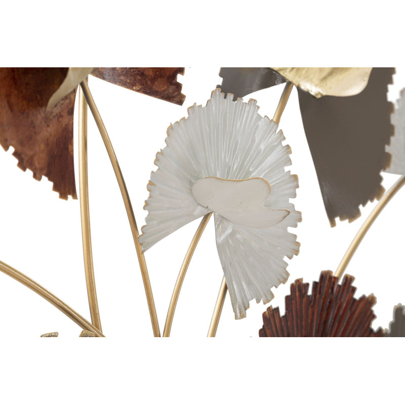 Décoration murale Reddy – 78x80 cm – Métal rouge Glam expressif et chaud