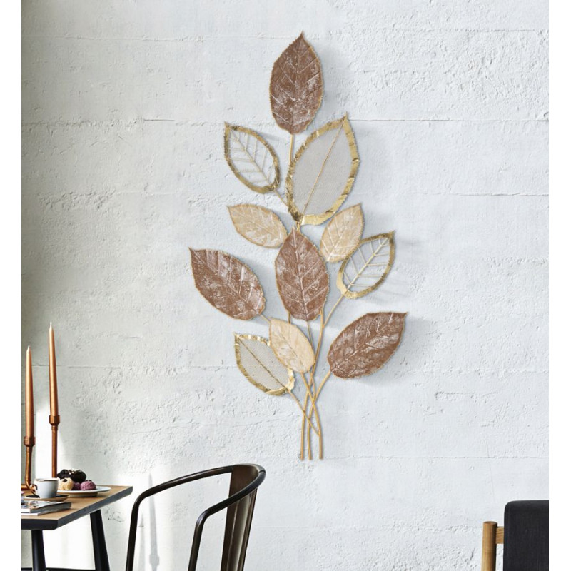 Décoration murale Automne – 66x116 cm – Couleurs chaudes Glam naturelles