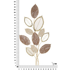 Décoration murale Automne – 66x116 cm – Couleurs chaudes Glam naturelles