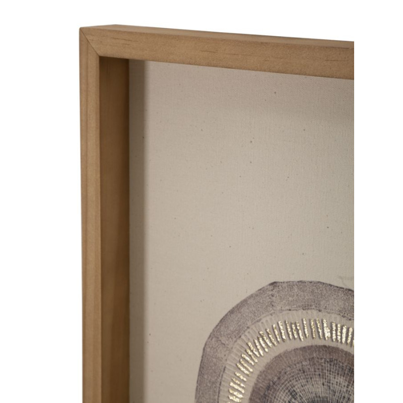 Impression murale circulaire artistique – 45x60 cm – Déco Bohème douce et équilibrée