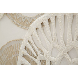 Peinture murale Icer – 80x100 cm – Composition abstraite Bohème Chic