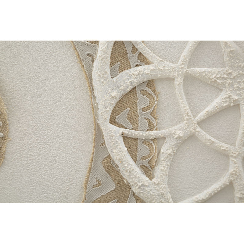 Peinture murale Icer – 80x100 cm – Composition abstraite Bohème Chic