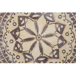 Peinture murale Malind – 100x100 cm – Application texturée et charme bohème