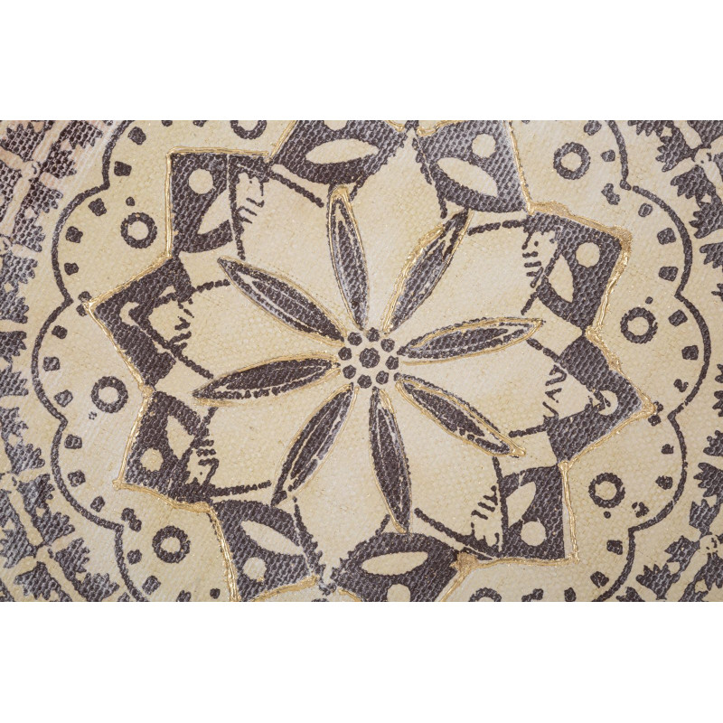 Peinture murale Malind – 100x100 cm – Application texturée et charme bohème