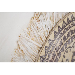 Peinture murale Malind – 100x100 cm – Application texturée et charme bohème