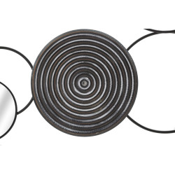 Panneau mural en fer Triby – 106x52 cm – Déco murale Bohème Chic artisanale et graphique