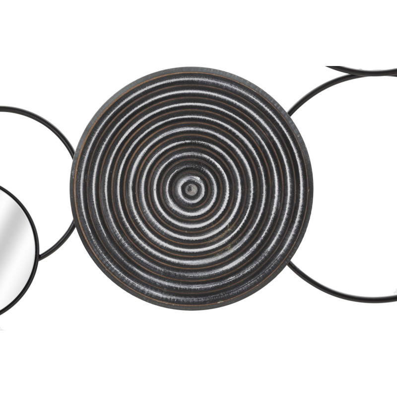 Panneau mural en fer Triby – 106x52 cm – Déco murale Bohème Chic artisanale et graphique