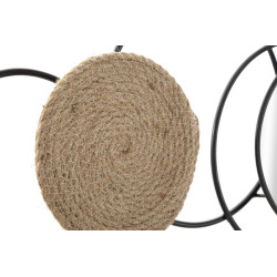 Panneau mural en fer Triby – 106x52 cm – Déco murale Bohème Chic artisanale et graphique