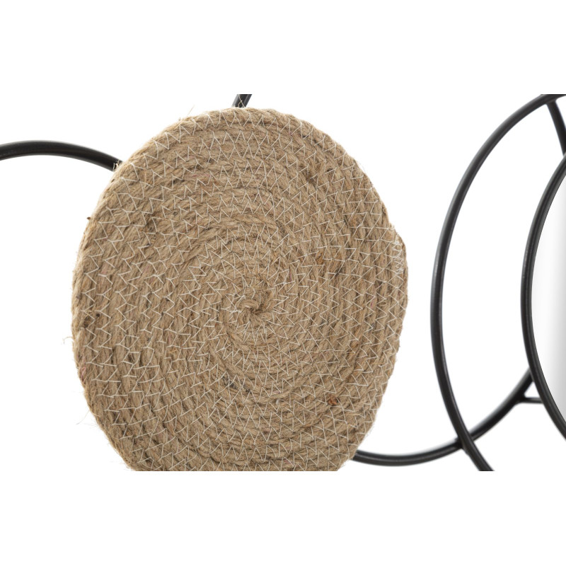 Panneau mural en fer Triby – 106x52 cm – Déco murale Bohème Chic artisanale et graphique