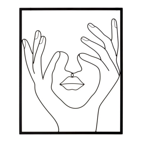 Décoration murale Simply Face – 50x61 cm – Panneau mural Bohème minimaliste et expressif