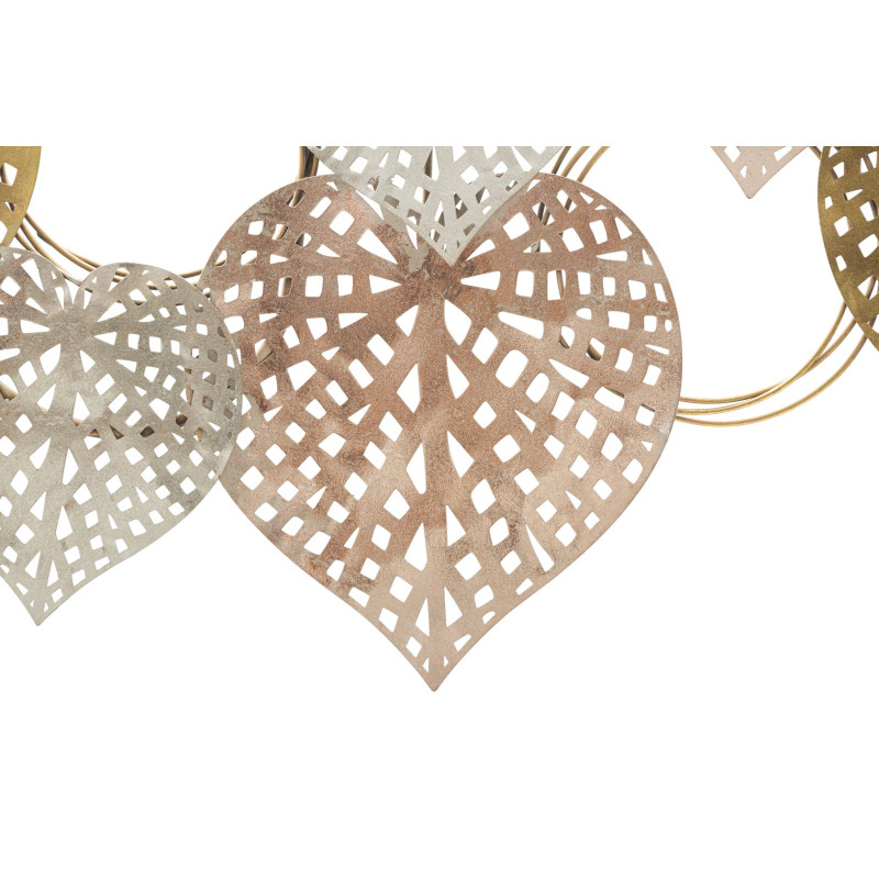 Décoration murale Cœurs – 91x39 cm – Panneau Glam romantique et chic