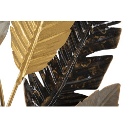 Décoration murale Palmiers – 73x93 cm – Feuillage exotique Glam et relief élégant