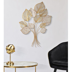 Décoration murale Felix – 63x85 cm – Métal artistique Glam au style organique