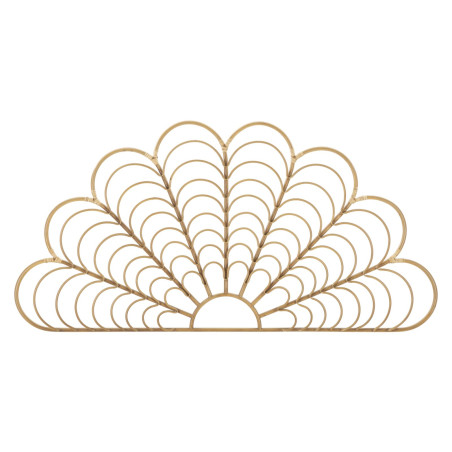 Panneau mural Panama – 160x80 cm – Métal Bohème Chic à l’esprit tropical et artisanal